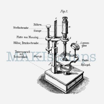 Rubber stamp microscope MAKIstamps