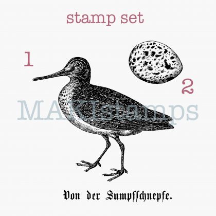 bird rubber stamp MAKIstamps