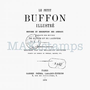 text rubber stamp Le Petit Buffon MAKIstamps