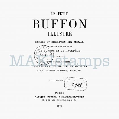 text rubber stamp Le Petit Buffon MAKIstamps