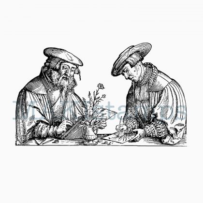 rubber stamps medieval gardeners MAKIstamps