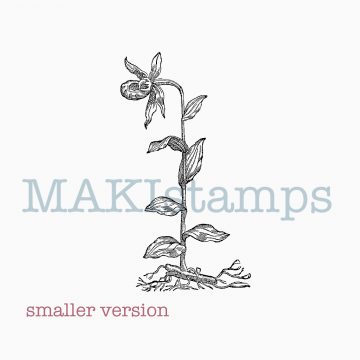 plant rubber stamp MAKIstamps