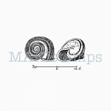 Rubber stamps snails MAKIstamps