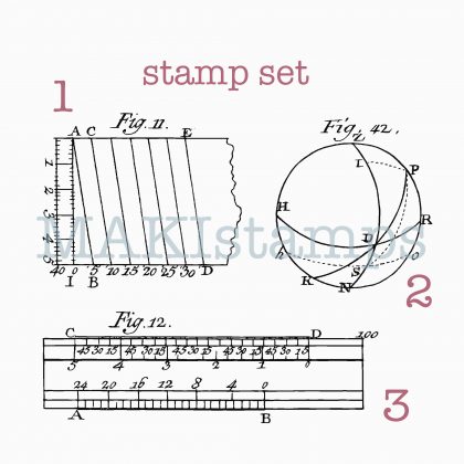 geometry stamp set MAKIstamps