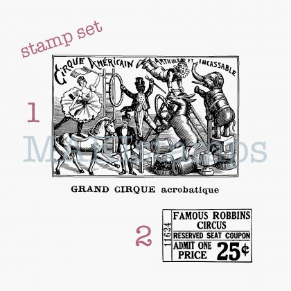 Circus stamp set MAKIstamps