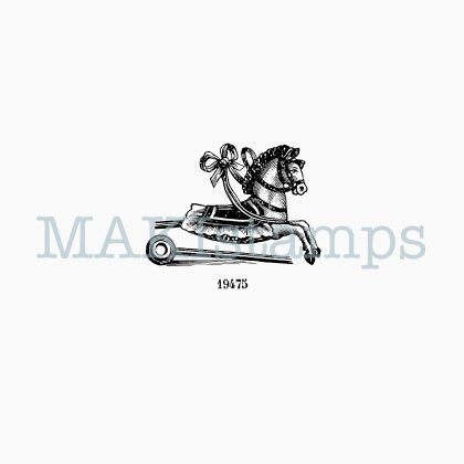 Rubber stamp antique toy MAKIstamps