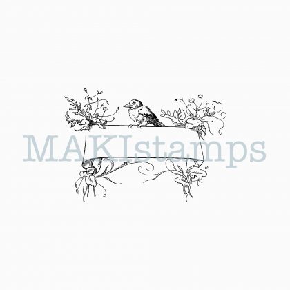 Little bird rubber stamp MAKIstamps