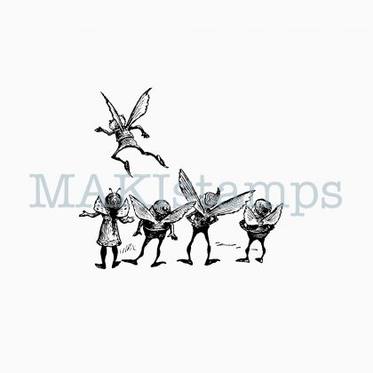 elves rubber stamp MAKIstamps