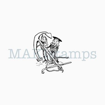 Brownie Sailor rubber stamp MAKIstamps