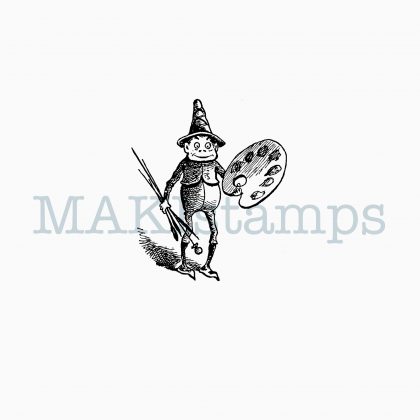 MAKIstamps rubber art stamp Brownies