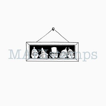 Brownies rubber stamps MAKIstamps