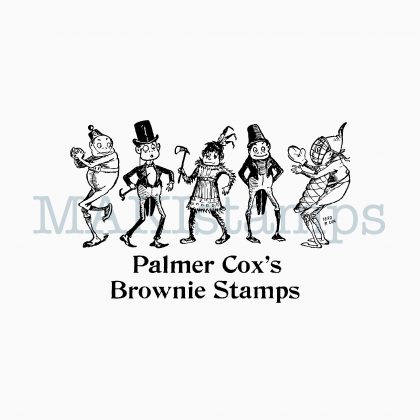 Rubber stamp Brownies Palmer Cox MAKIstamps