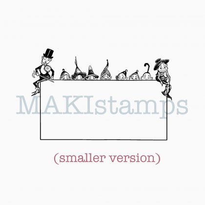 Brownies Label rubber stamp