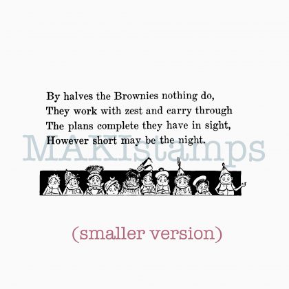 The Brownies rubber stamp MAKIstamps