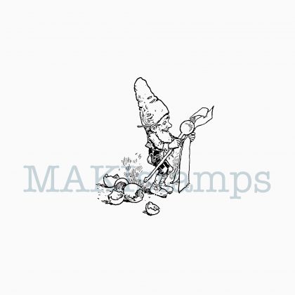Rubber stamp kitchen gnome series MAKIstamps