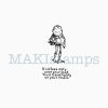 Journaling stamp happy little Brownie MAKIstamps