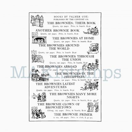 Large index rubber stamp Brownies MAKIstamps