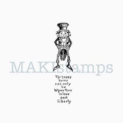Journaling stamp Uncle Sam Brownie MAKIstamps