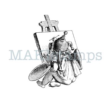 rubber stamp nostalgia series MAKIstamps