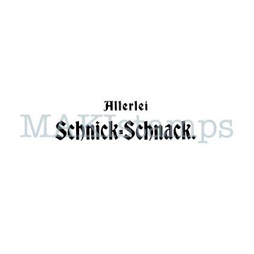 german text rubber stamp