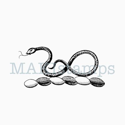 snake rubber stamp medieval heraldry stamps MAKIstamps