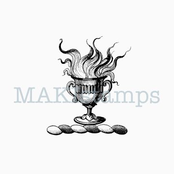 rubber stamp goblet of fire MAKIstamps