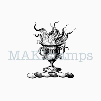 rubber stamp goblet of fire MAKIstamps