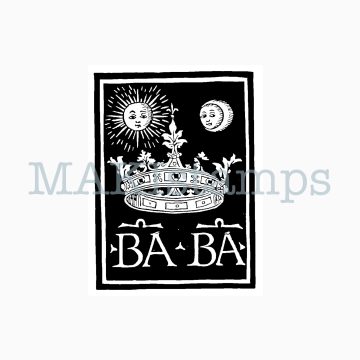 rubber stamp medieval heraldry