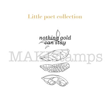 rubber stamp poetry collection MAKIstamps