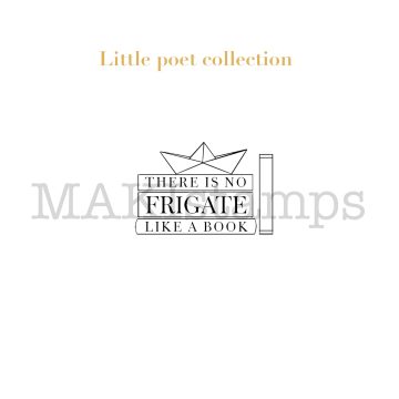 rubber stamp poetry collection MAKIstamps