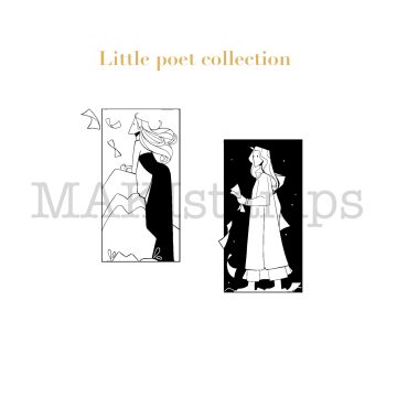 rubber stamp poetry collection MAKIstamps