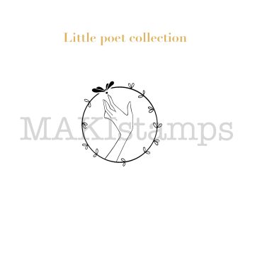 rubber stamp poetry collection MAKIstamps