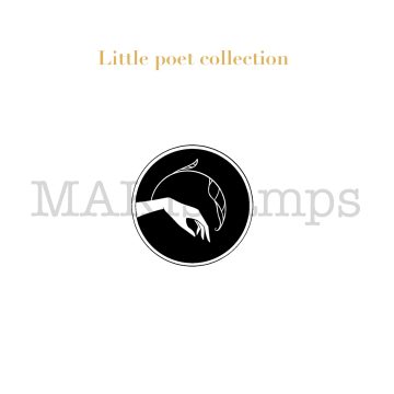 rubber stamp poetry collection MAKIstamps