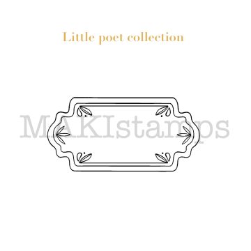 rubber stamp little label MAKIstamps