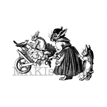 vintage rubber stamp makistamps 