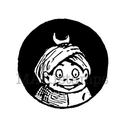 Stempel Brownie Sultan - unmontiertes Stempelgummi oder auf Haftschaum (131120)