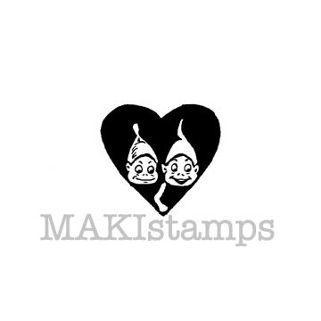 rubber stamp heart