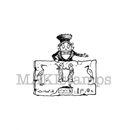 Rubber art stamp Brownie Palmer Cox MAKIstamps