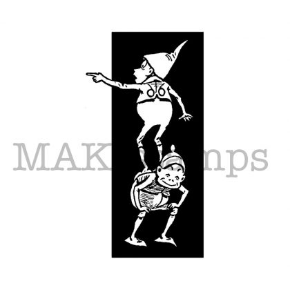 Brownie rubber stamp