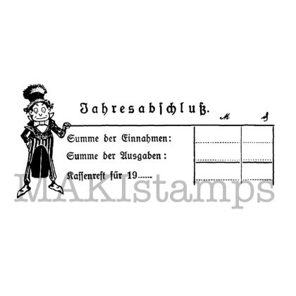 vintage rubber stamp MAKIstamps