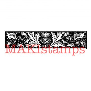 background stamp thistle