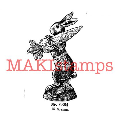 vintage rubber stamp MAKIstamps