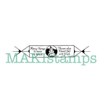 text rubber stamp MAKIstamp