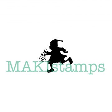silhouette rubber stamp brownie MAKIstamps