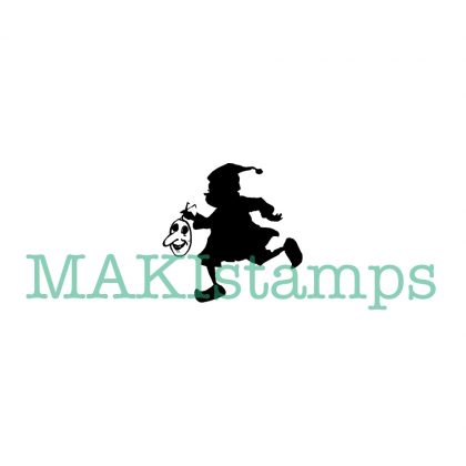 silhouette rubber stamp brownie MAKIstamps