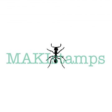 NEW ant rubber stamp MAKIstamps
