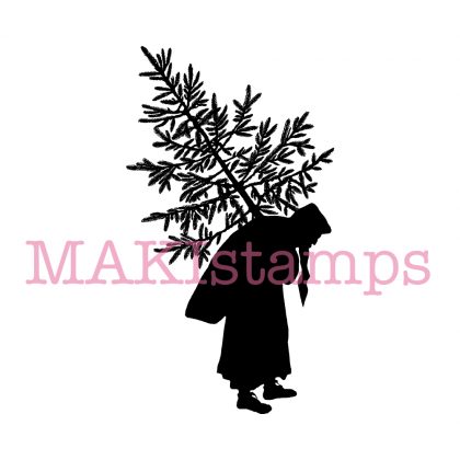 MAKIstamps german silhouette rubber stamp
