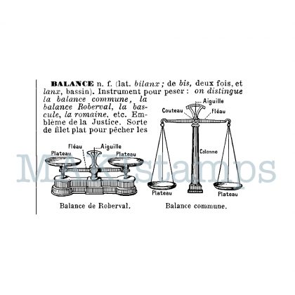 scale rubber art stamp MAKIstamps