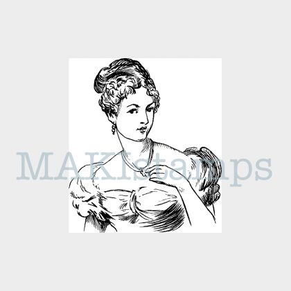 rubber stamp Jane Austen