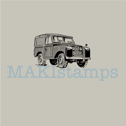 Car rubber stamp MAKIstamps